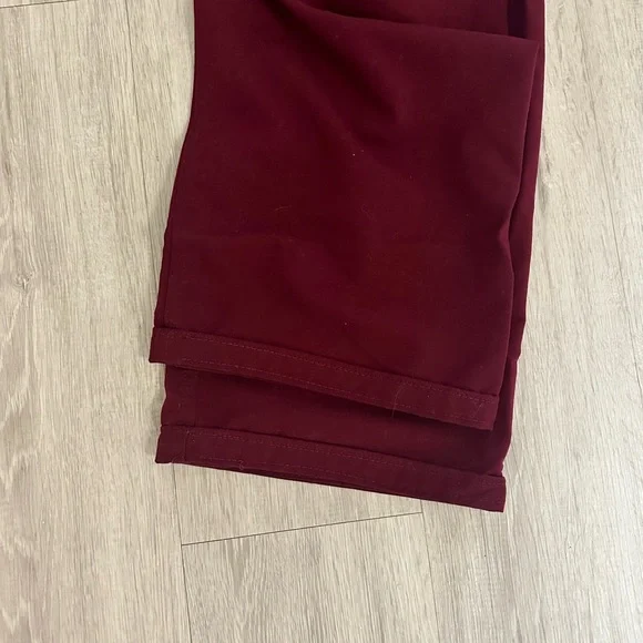 Figs Livingston Basic Scrub Pants- Burgundy - Picture 5 of 8
